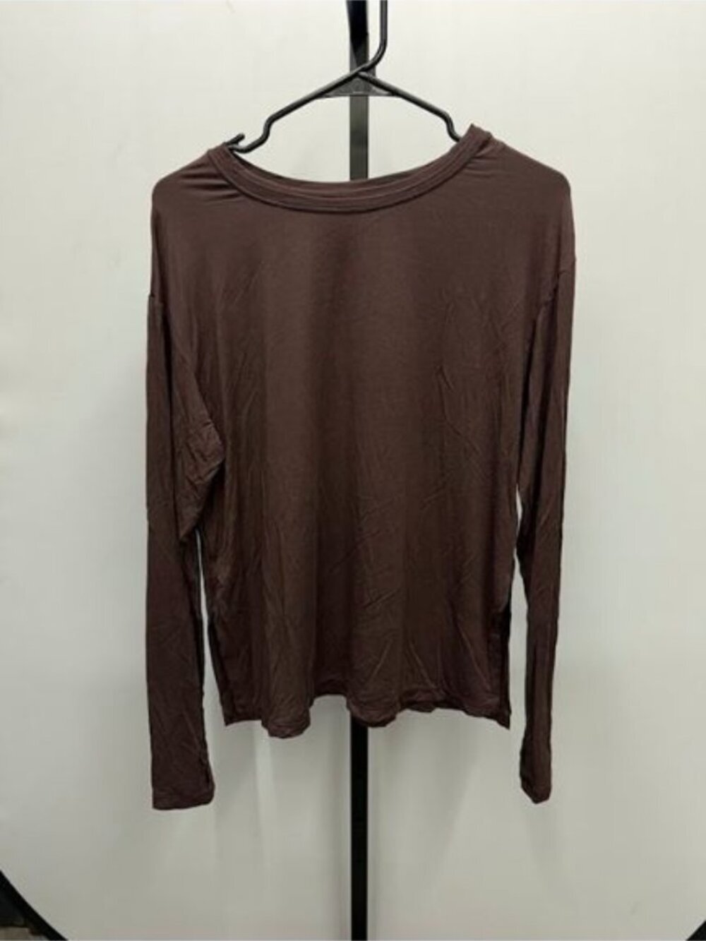 Glow Mode Brown Long Sleeve Activewear Tee